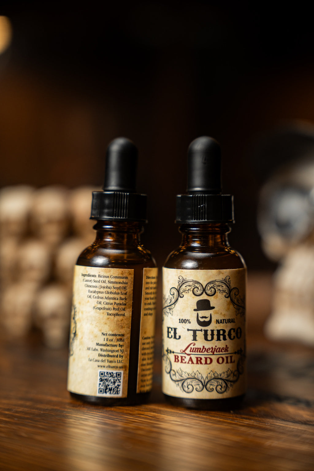 BEARD OIL LUMBERJACK EL TURCO – FOR MEDIUM & FULL BEARDS