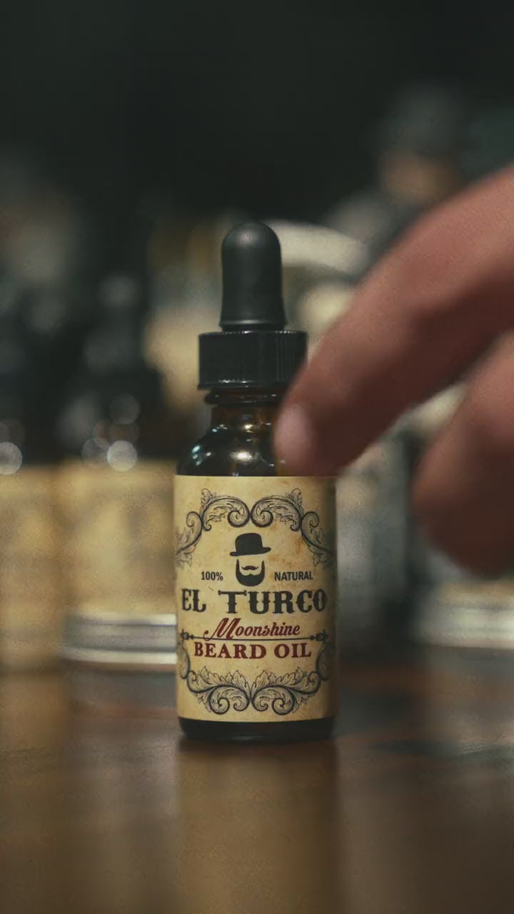 BEARD OIL MOONSHINE EL TURCO – SOFTNESS & SWEET SCENT